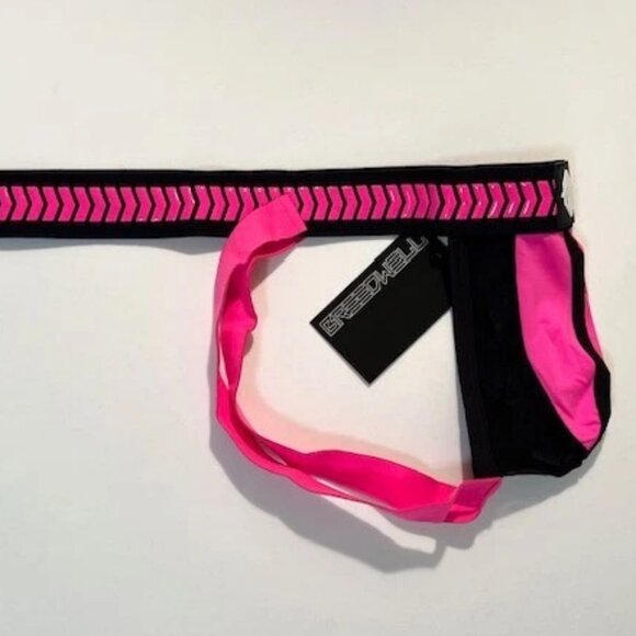 BREEDWELL Size X-Large Daycralwer Athletic Supporter -Neon Pink/Black/White - Picture 8 of 11